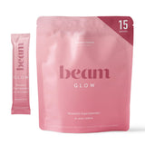Beam Glow - bouteille et versement, énergie quotidienne potentielle sans caféine.