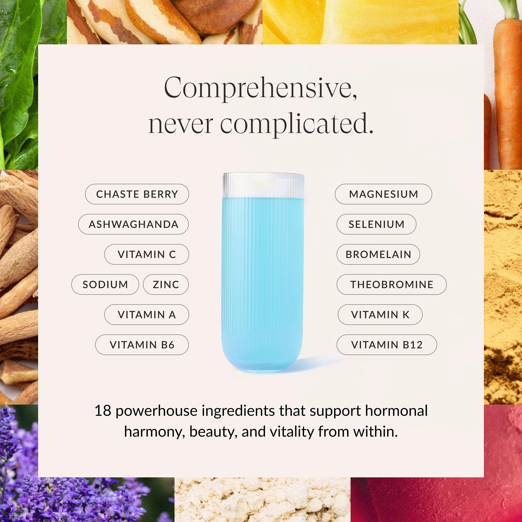 Beam Glow — doseur-poudre facilitant la mesure précise de la portion.