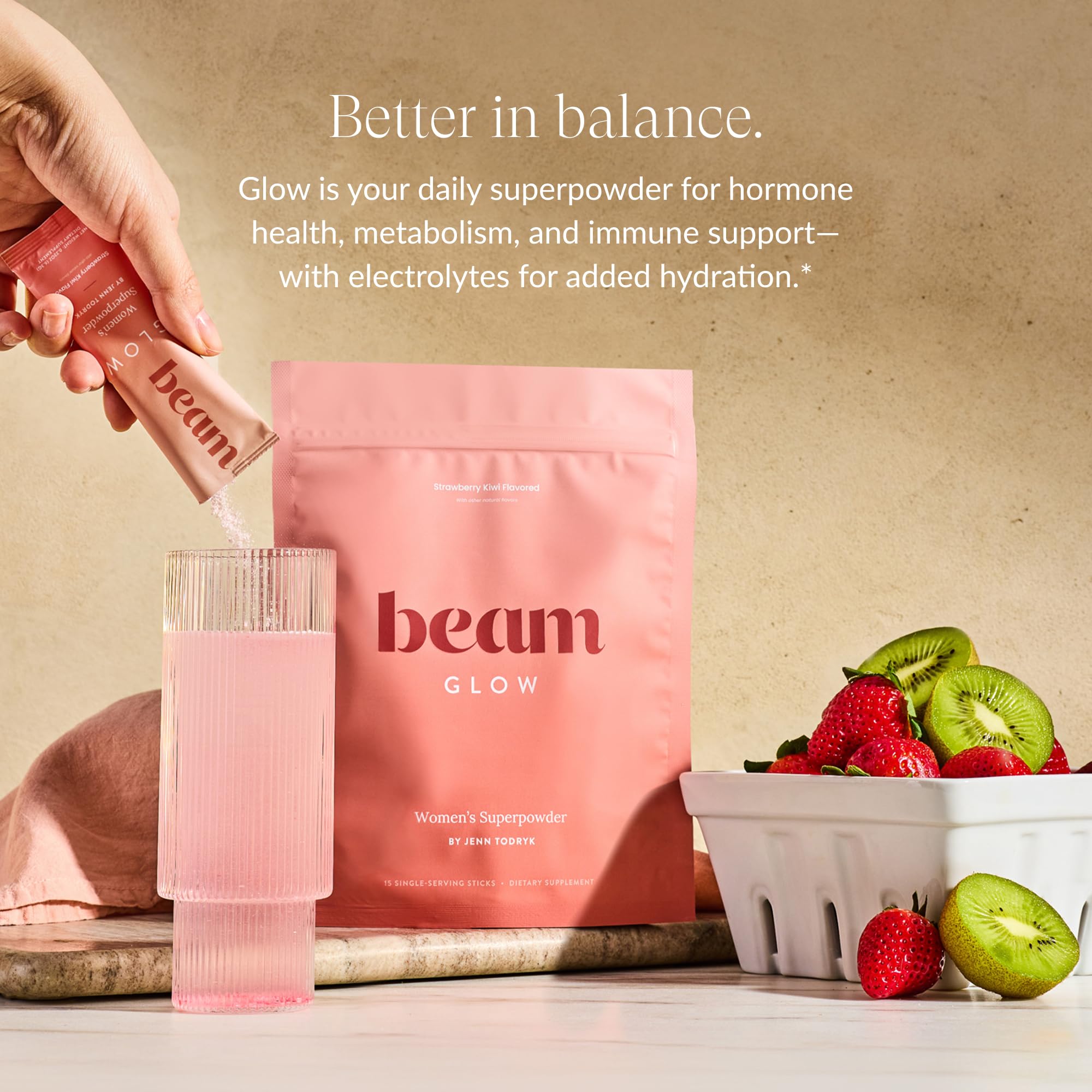 Beam Glow: soutien thyroïdien avec sélénium et vitamine A.