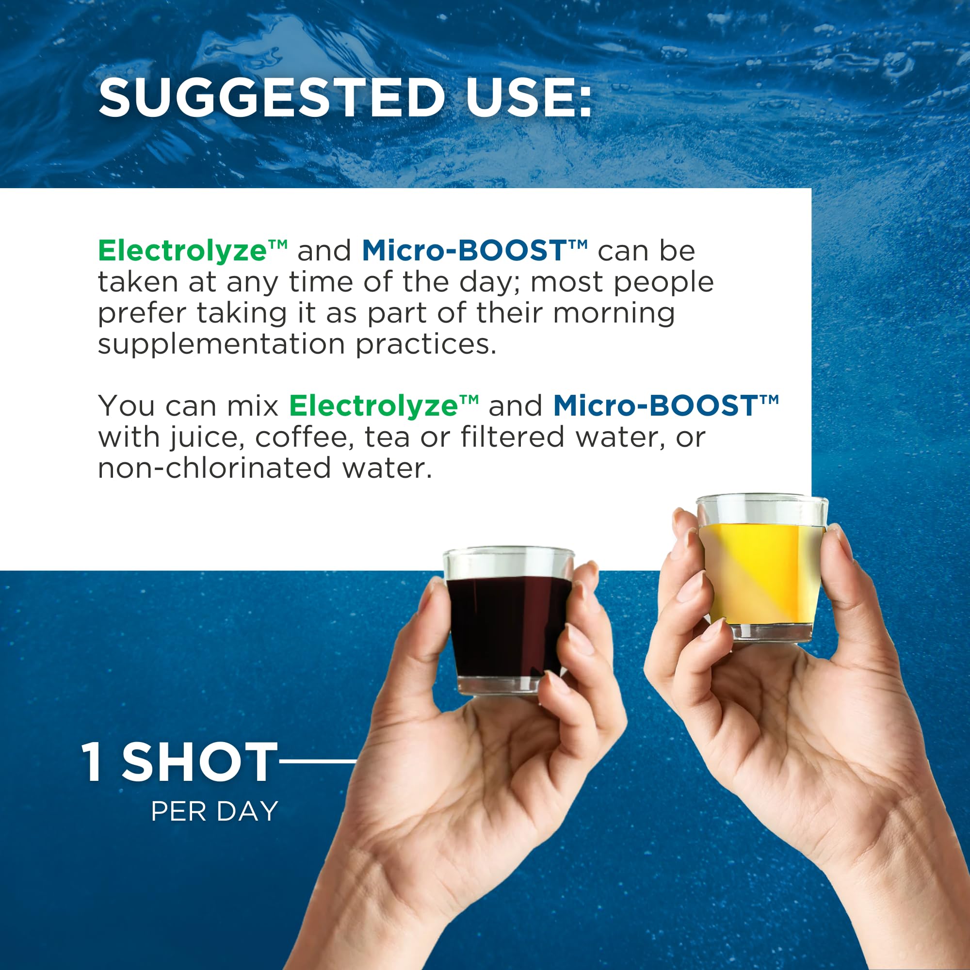 Mélange dans l'eau avec BEAM MINERALS, goût neutre et pratique.