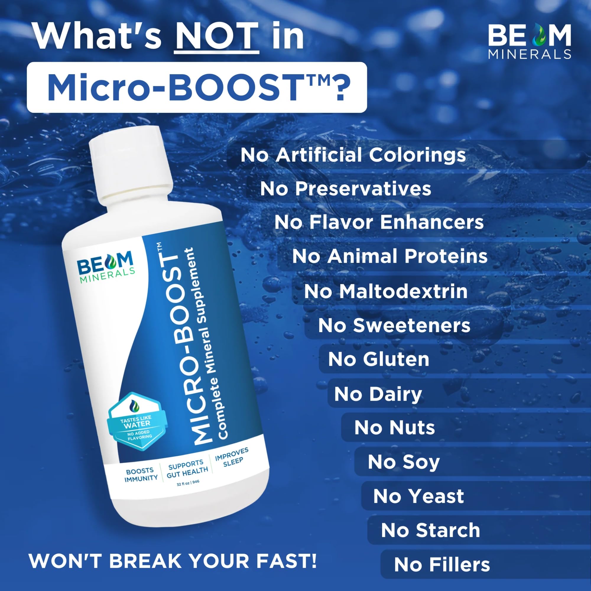 BEAM MINERALS Micro-Boost clarté mentale et concentration améliorée