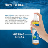 Spray Insta-Lytes BEAM MINERALS pour hydratation rapide et pratique.