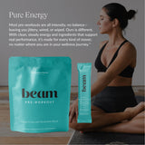 Beam Pré-entraînement: équilibre des électrolytes pour soutenir les muscles.