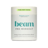 Beam Pré Workout énergie naturelle avec PurCaf pour un coup de boost durable durant l'entraînement