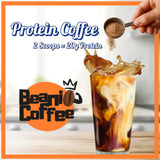 Beanio Protein Coffee préparation rapide, prête en secondes.