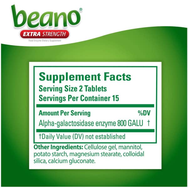 Beano Forte: emballage pratique pour les repas riches en féculents