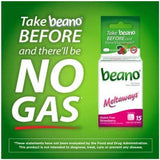Boîte Beano Meltaways pack six, pratique pour sorties et repas variés.