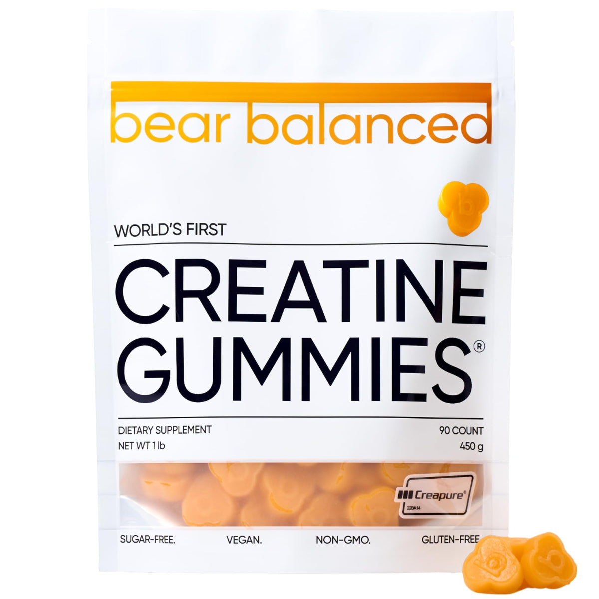 Bear Balanced Gommes à la créatine dans le bocal, pratique après l'entraînement