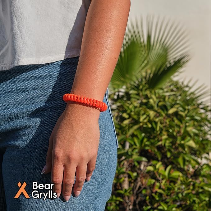 Bracelet jusqu'à 10 heures de protection potentielle, pour randonnées et campings.