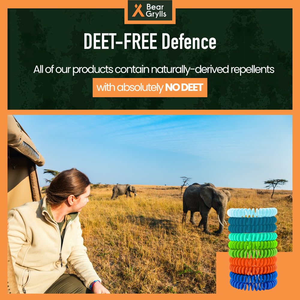 Bracelet Bear Grylls, couleurs vives pour tous les goûts et activités en extérieur.