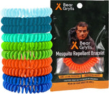 Bracelet répulsif Bear Grylls pour adultes, protection légère contre les moustiques lors des randonnées.