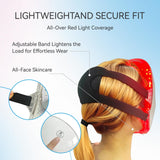 BeaRay masque-visage LED, portable et rechargeable avec câble USB pour l'utilisation nomade