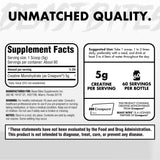BEAST BITES Creatine Monohydrate – formule propre vegan sans gluten pour tous les niveaux