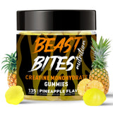 Gomme BEAST BITES Nutrition créatine monohydrate – boîte prête à l’emploi pour l’entraînement.