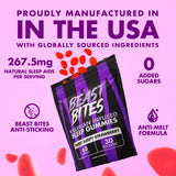 Beast Bites pot de 30 portions, idéale pour la routine nocturne.