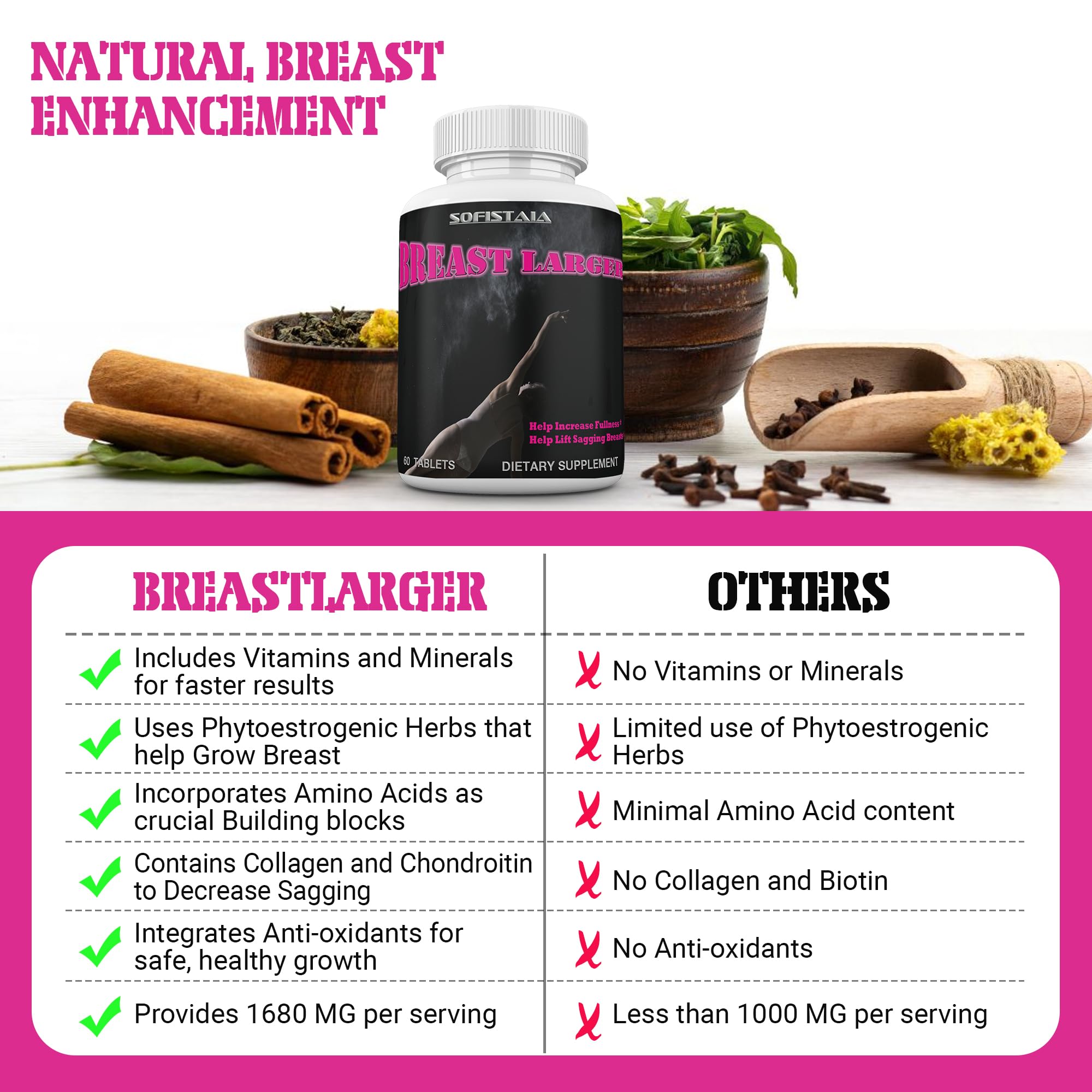 BEAUTIFYEM effets possibles sur les seins plus fermes et volumineux.