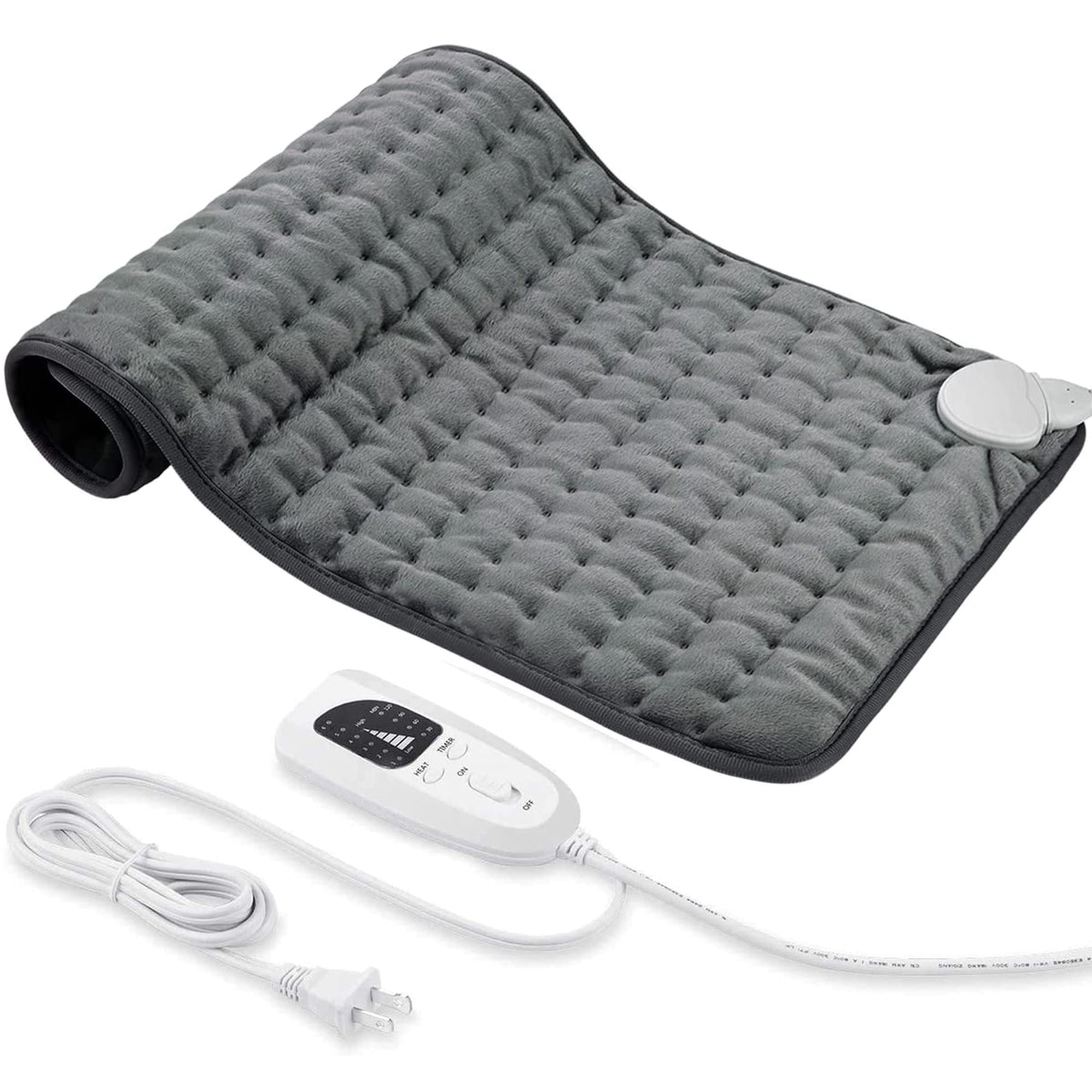 Beautiken tapis chauffant électrique pour dos et épaules – réchauffe les muscles en douceur