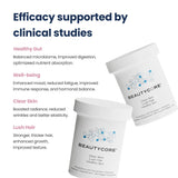 Beautycore Supplement : 20 milliards CFU pour un équilibre intestinal et une peau lumineuse.