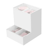 Beautyflier distributeur lentilles quotidiennes sur bureau, rangement net et accessible.