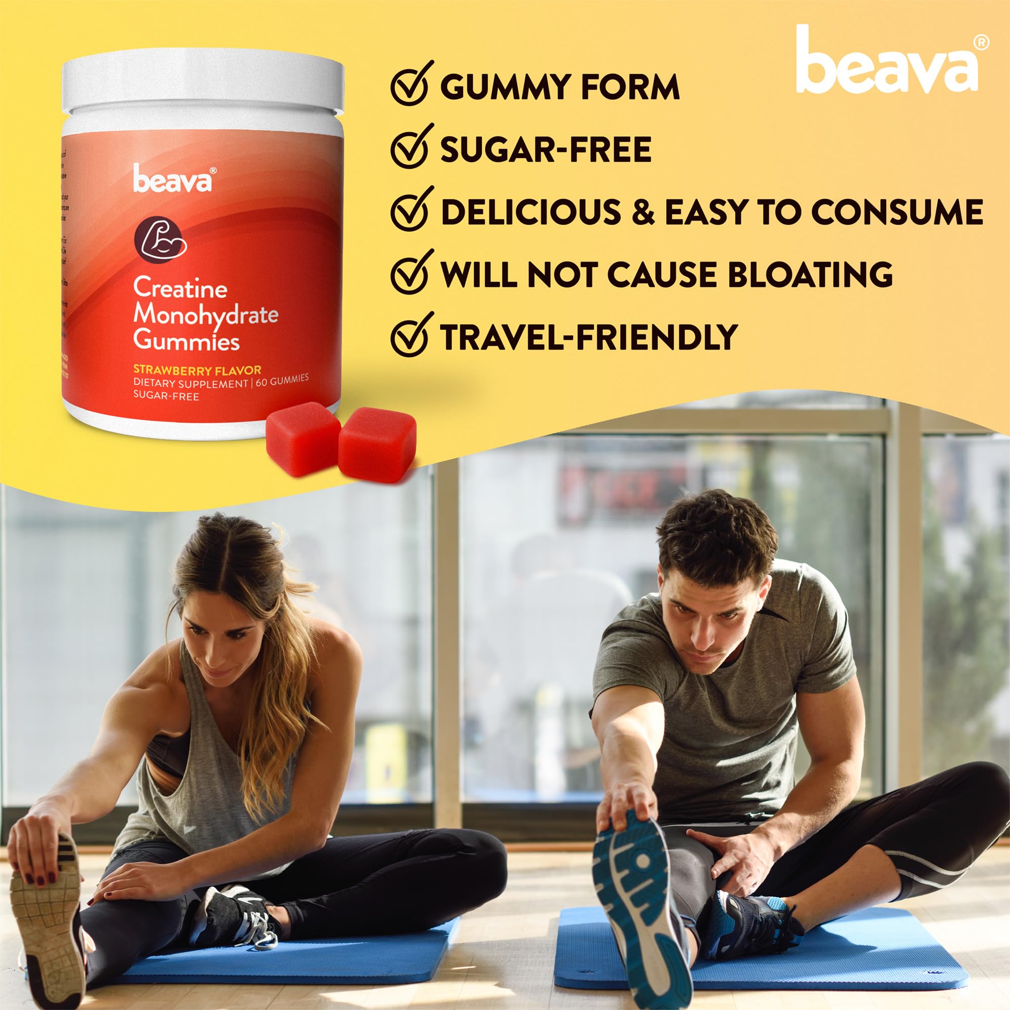 Ambiance sportive avec Beava, gommes faciles à emporter