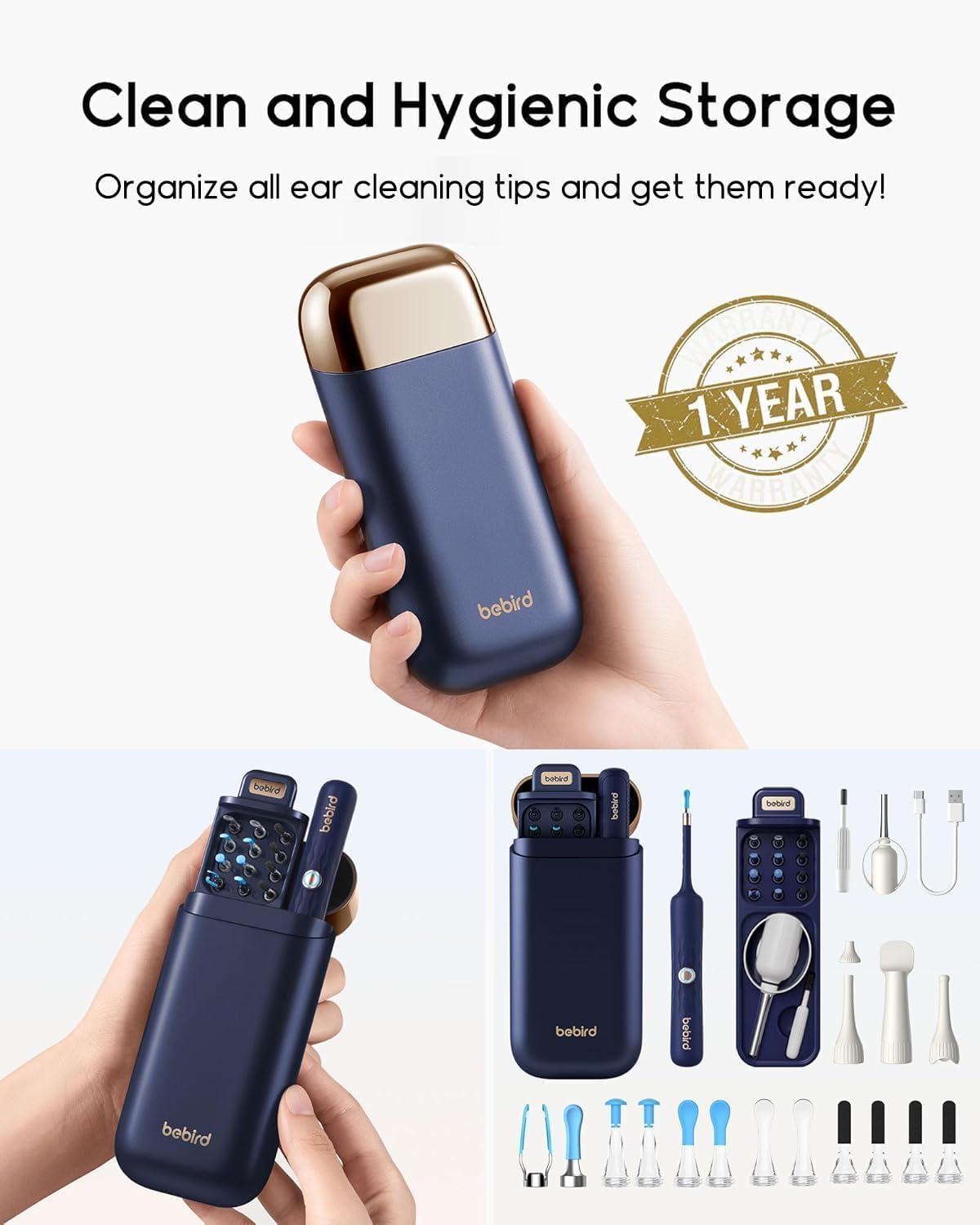 BEBIRD Earsight Plus connectivité Wi-Fi pour accéder rapidement aux visuels.