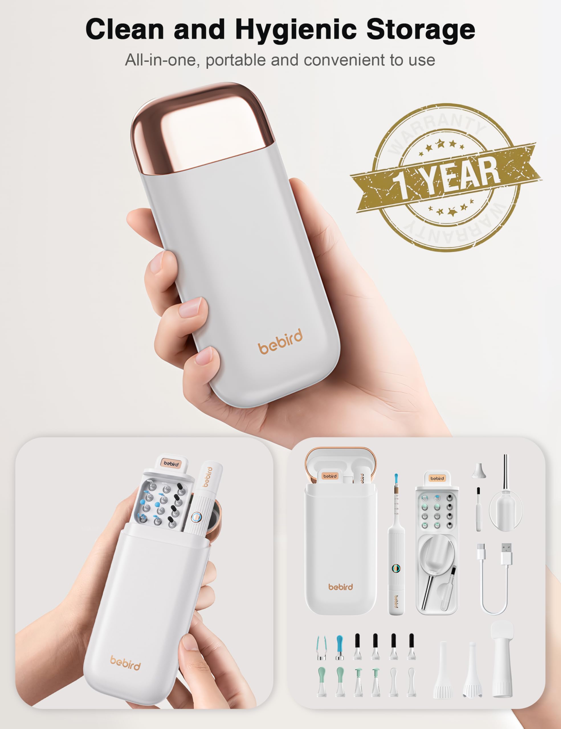 BEBIRD Earsight Plus kit-complet-utilisation-adultes-enfants convient à toute la famille