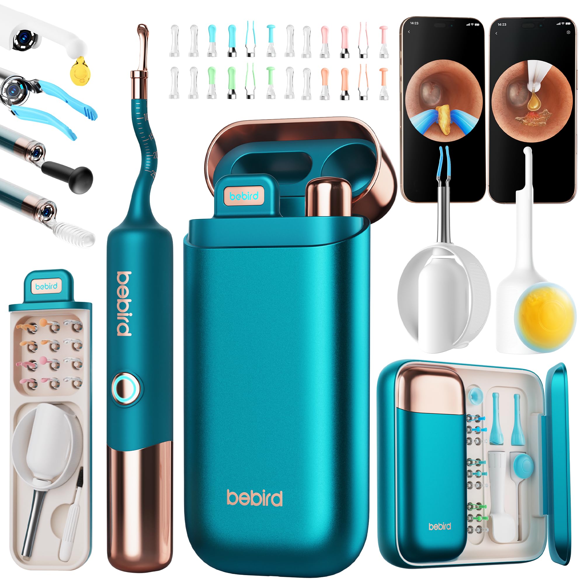 BEBIRD Earsight Ultra avec caméra intégrée pour inspection auditive.