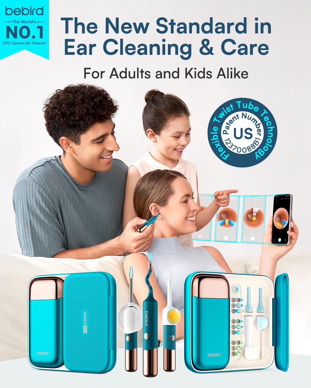 BEBIRD Earsight Ultra affiche le flux 2K en direct sur smartphone.