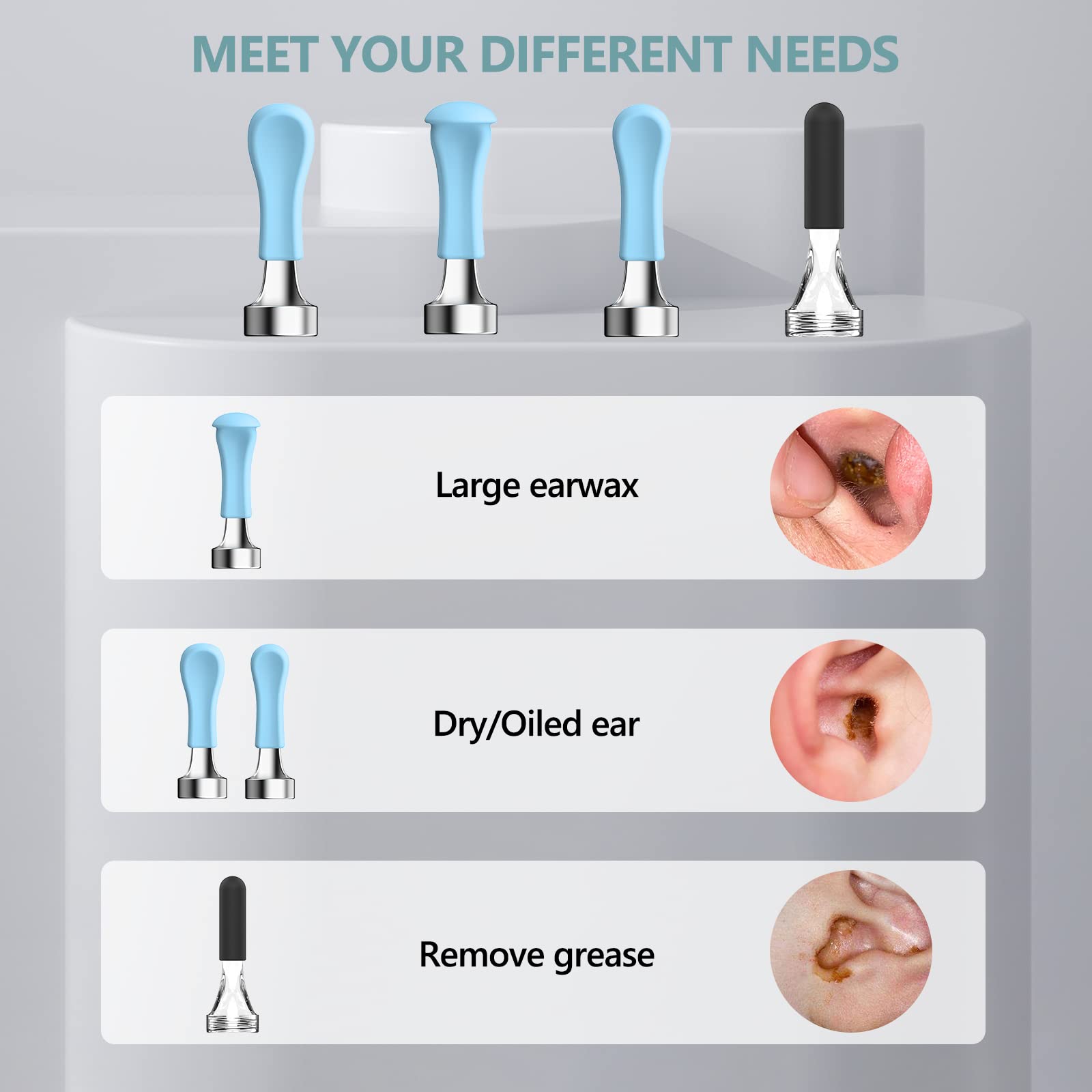 BEBIRD embout oreille petit, précision adaptée aux conduits étroits.