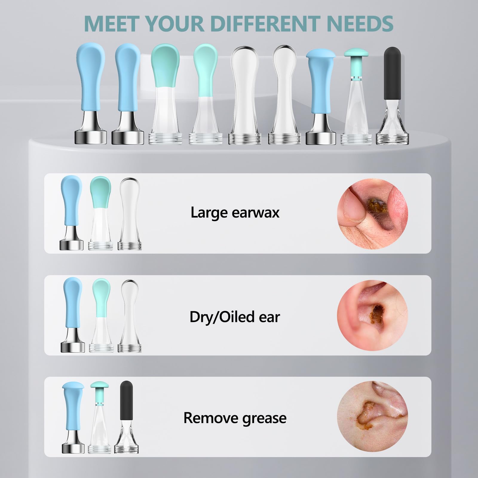 BEBIRD détail embout silicone diamètre 3,5 mm, compatibilité endoscope