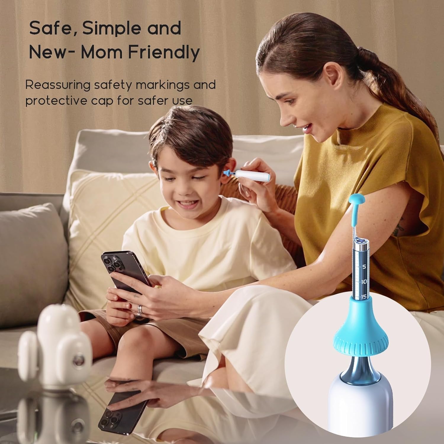 BEBIRD Home 30S kit d’examen oreille pour adultes et enfants