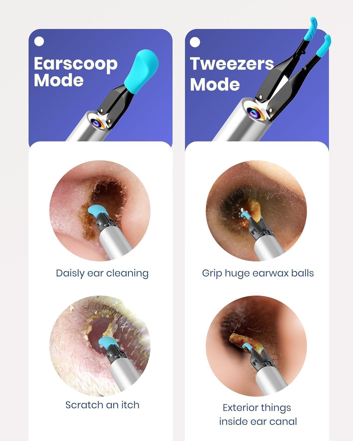 BEBIRD Note5 lentille 3-2mm: atteint les zones étroites pour un examen sûr.