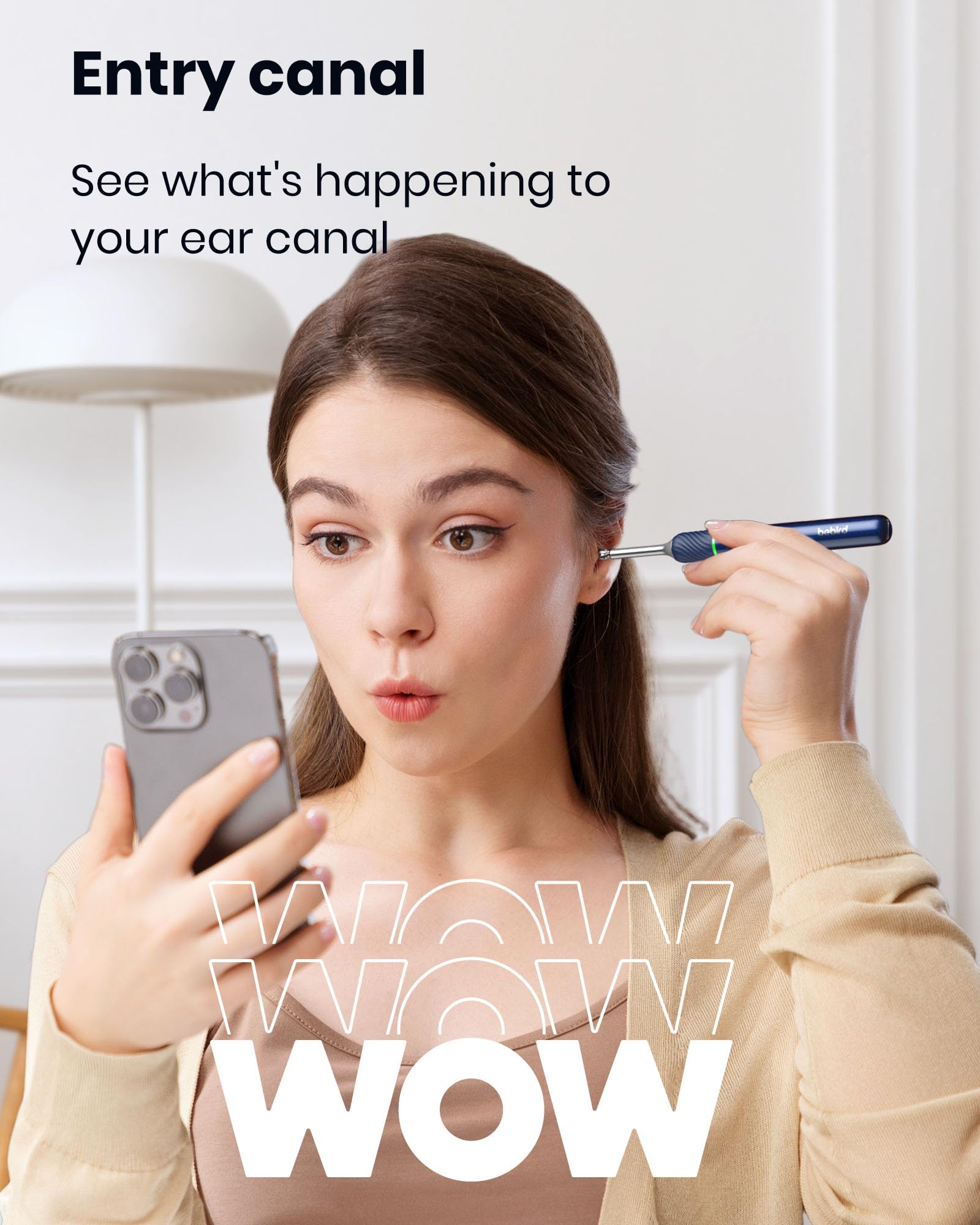 Bebird Pro Note5: connexion sans fil facile sur iPhone et Android.