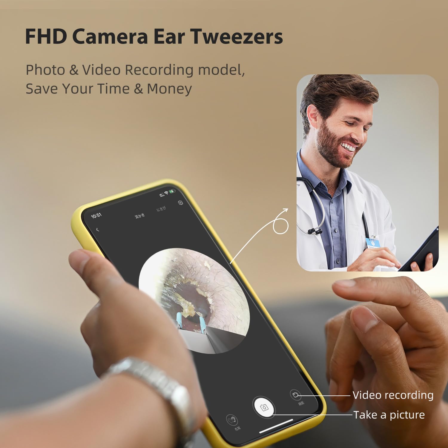 Bebird Pro Note5 avec pinces précises pour manipulation en douceur.