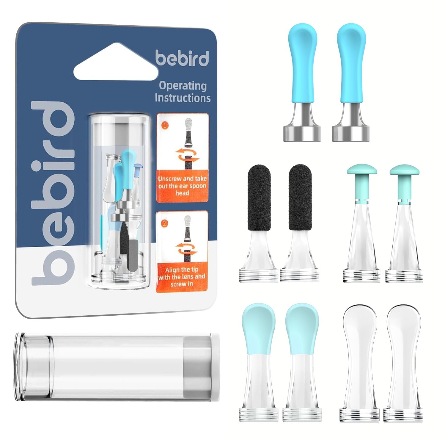 Embout Bebird R1 – embout remplacement spiralé pour nettoyage sûr et précis.