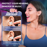 Becheln bouchons concert haute fidélité – étui en aluminium portable et pratique.
