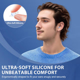 Becheln bouchons d'oreilles silicone hypoallergenique: confort au port prolongé.