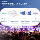 Becheln bouchons d'oreilles usage quotidien: adaptés pour concerts et moto.