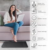 Tapis de mise à la terre Becsun pour sommeil doux et repos.