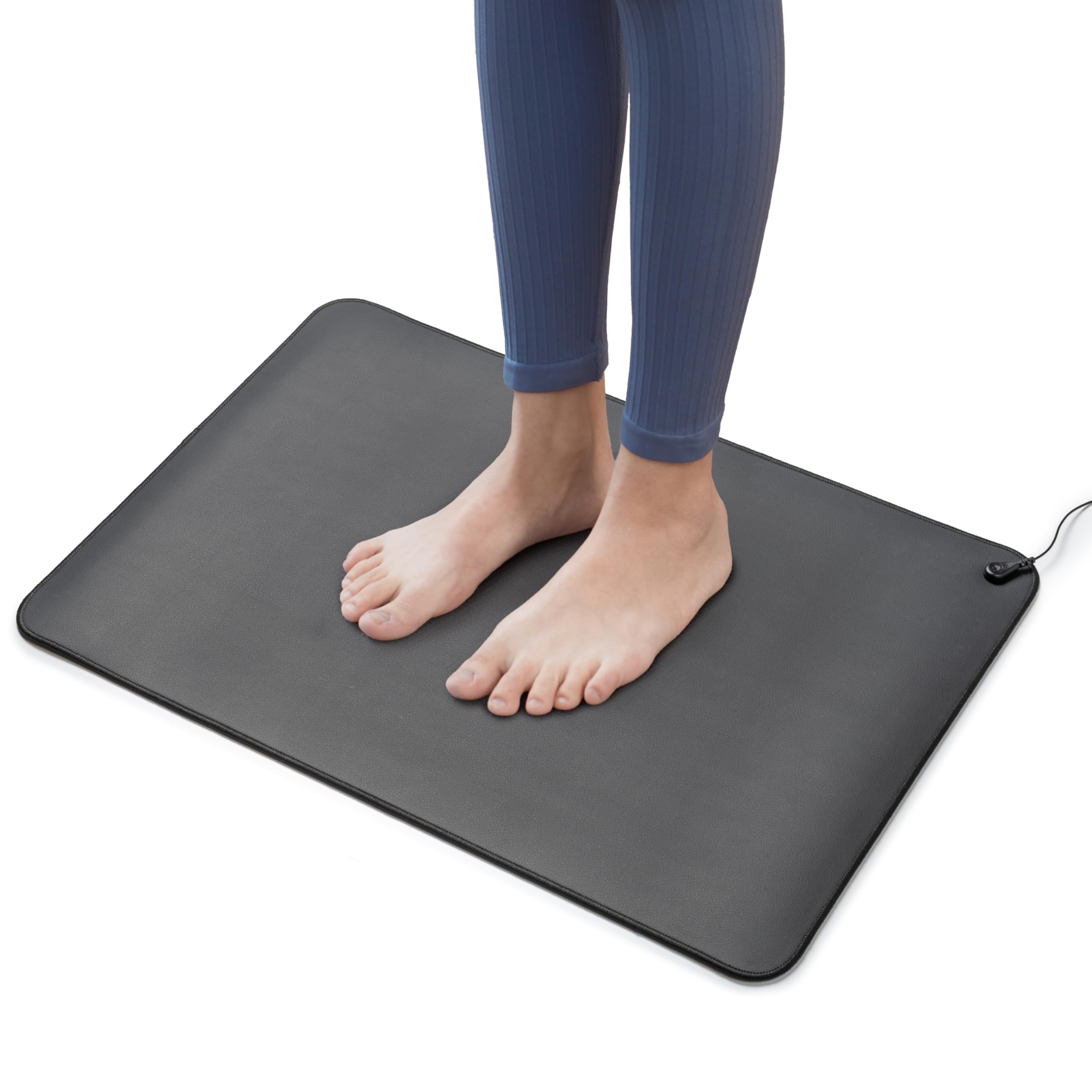 Tapis de mise à la terre Becsun pour utilisation au bureau, confort et concentration.