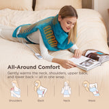 Bedsure Wrap Heating Pad design double-face, tissu doux et enveloppant.