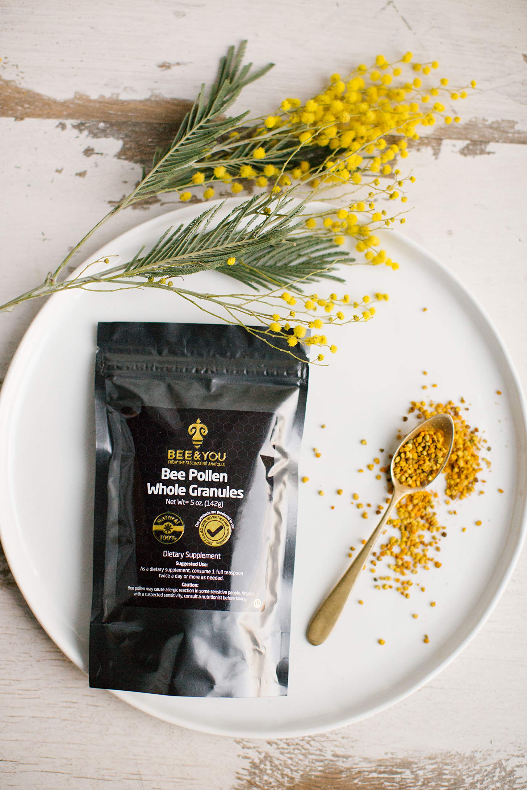 Bee & You Pollen granules – verser: prêt à saupoudrer sur vos plats.