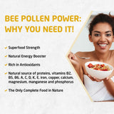 BEE & YOU polline dans salade et smoothie, addition saine.