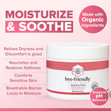 Ingrédients biologiques certifiés USDA utilisés dans la crème intime BeeFriendly.