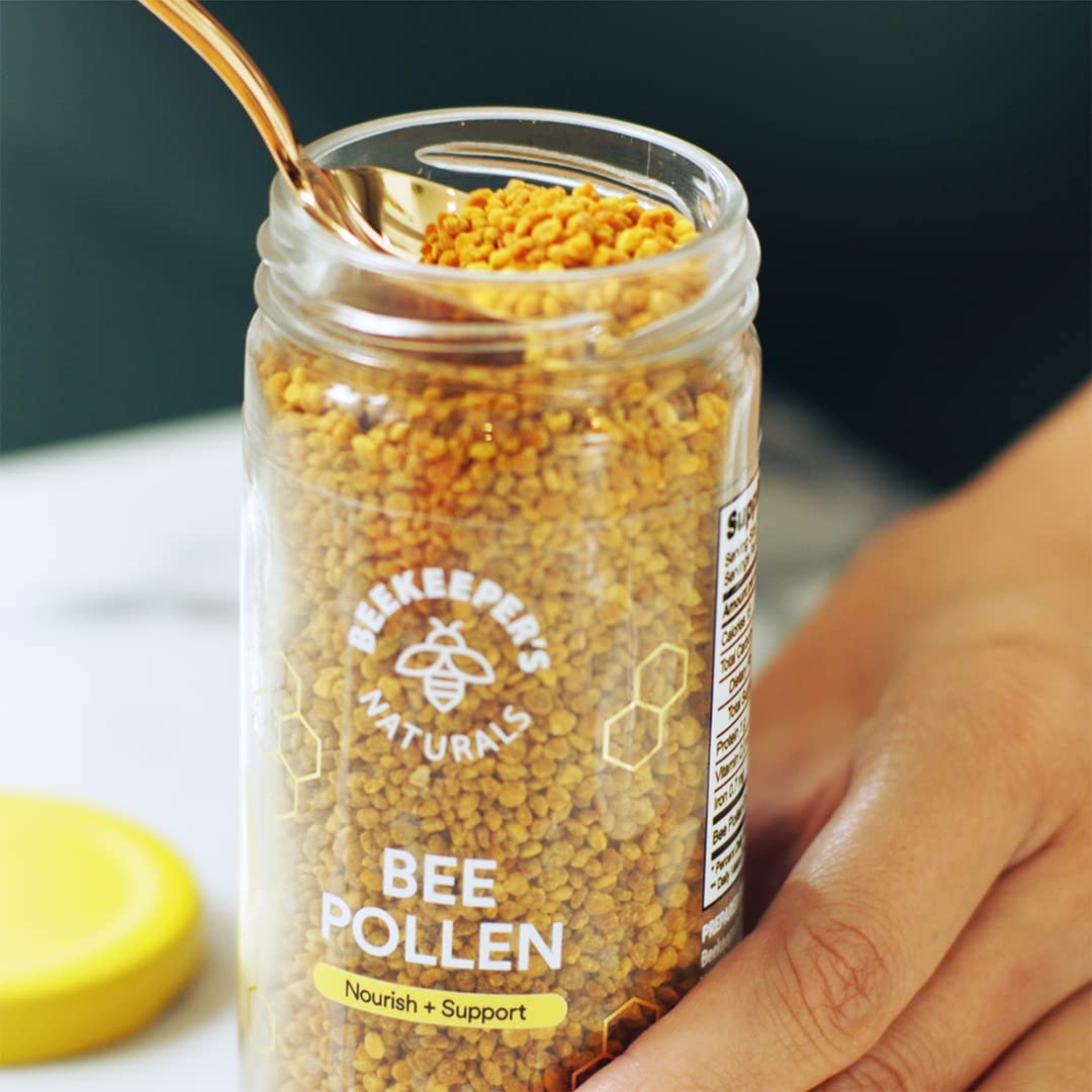 Beekeeper's Naturals avertissement allergies, renseignez-vous si allergique au pollen