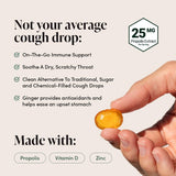 Beekeeper's Naturals ingrédients propolis zinc — soutien naturel potentiel.