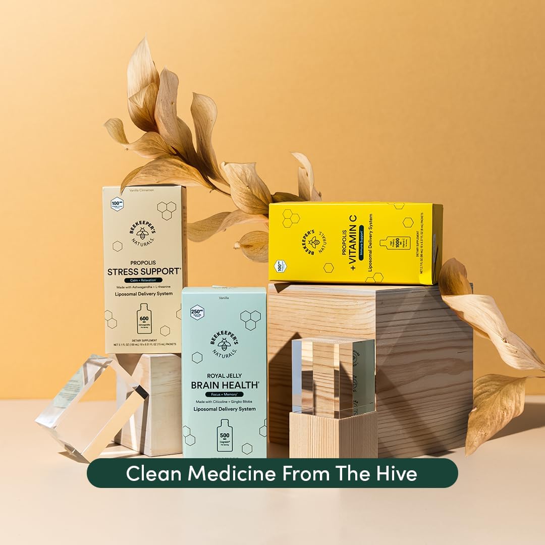 Beekeeper's Naturals Photo packaging: vue claire du packaging Beekeeper's Naturals