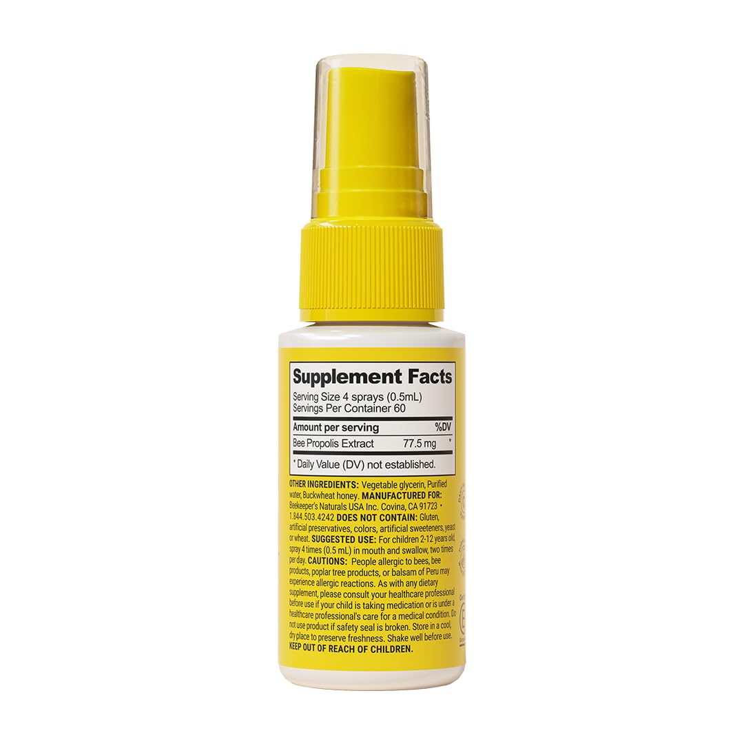 Beekeeper's Naturals Propolis Enfants – test en laboratoire pour qualité vérifiée