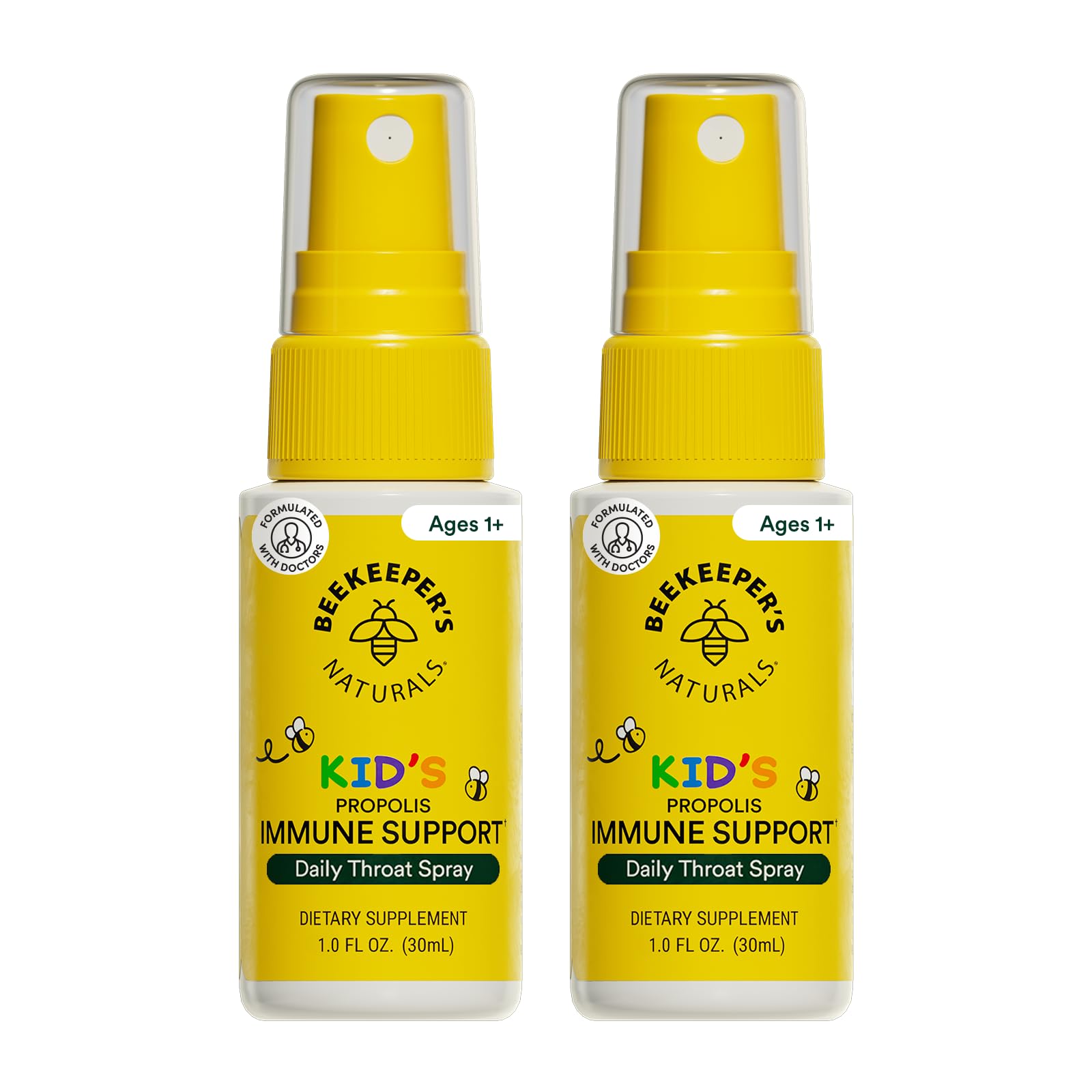 Beekeeper's Naturals Propolis Enfants – spray gorge en bouteille, soutien naturel possible