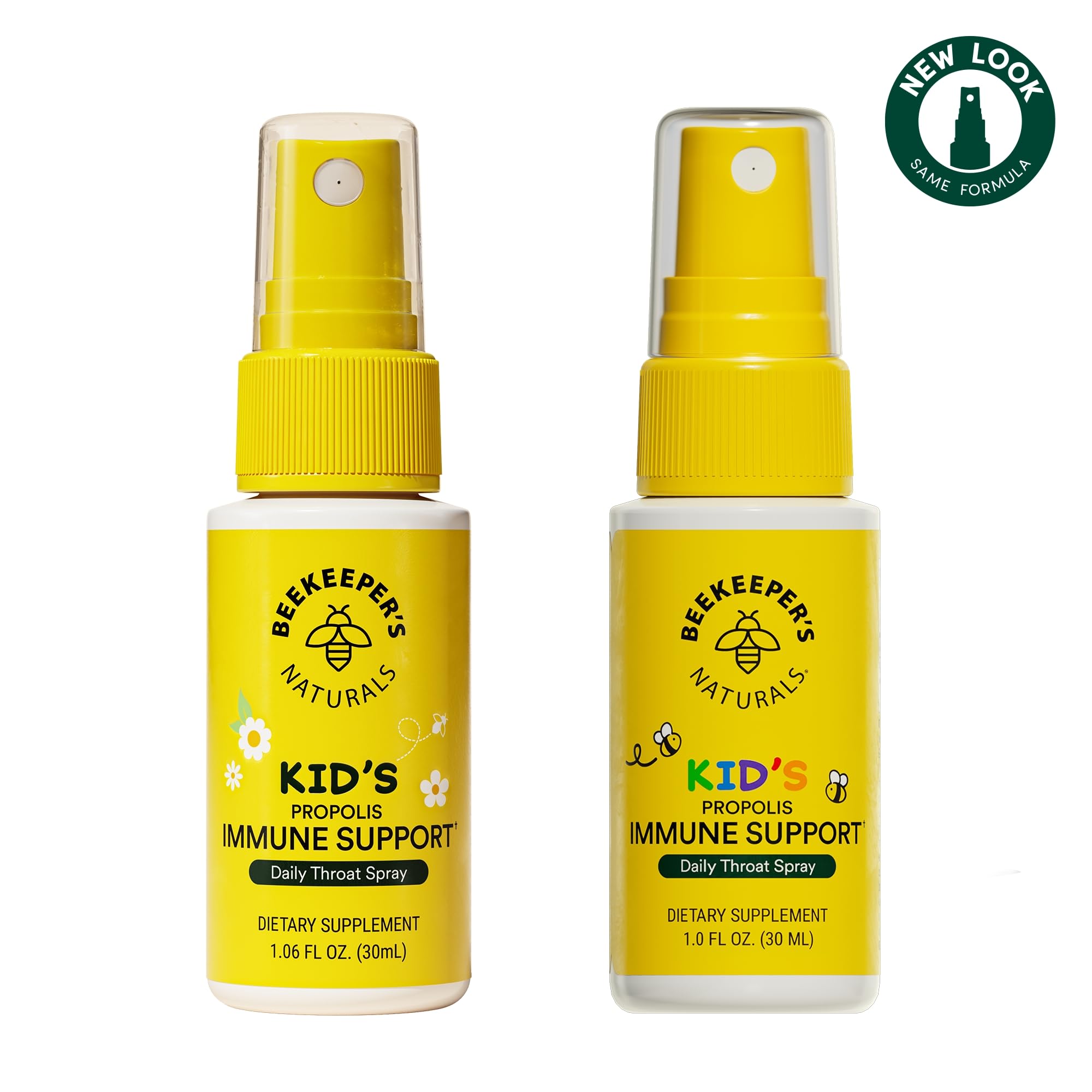 Beekeeper's Naturals Propolis Enfants – étiquette lisible et informations produit